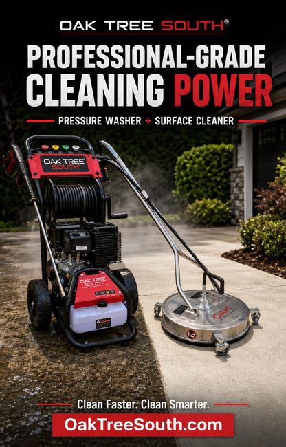Pressure Washer, 7 HP, Gasoline-Powered, 2900 PSI